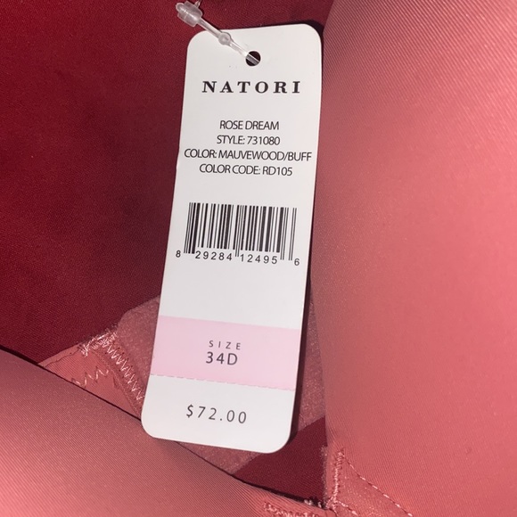 Natori Rose Dream Custom Coverage Underwire 34D - Picture 2 of 6